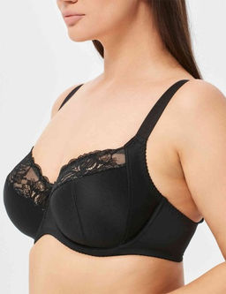 Бюстгальтер Milavitsa 104960 черный с нюдом  фото 2