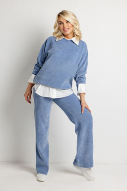 Брюки женские 153В/08/Джинсовый