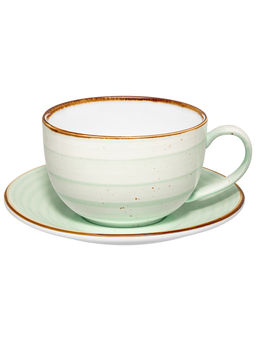 Чайная пара 4 пр 350 мл 14*10,5*7 см Кантри Крафт, светло-зеленый, фарфор - Elan gallery фото 5