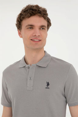 U. S. Polo Assn / Мужская темно-серая базовая футболка - U.s. polo assn фото 2