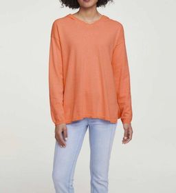 Пуловер, оранжевый