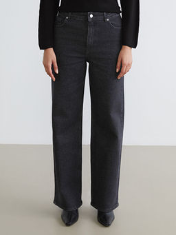 Wideleg Kad?n Jean Pantolon