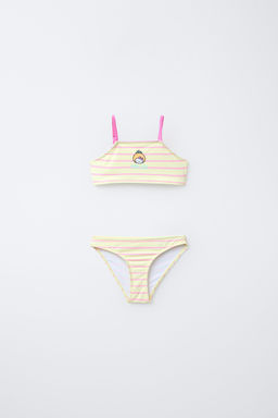 6-14 A?OS/ BIKINI RAYAS HELLO KITTY  SANRIO / Amarillo claro