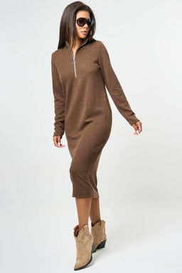 Платье теплое с длинным рукавом - Fly фото 15