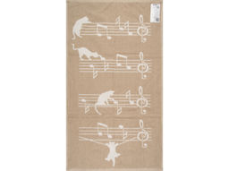 6с103.512ж2 Котоноты (лен3) Полотенце махровое 50х90см