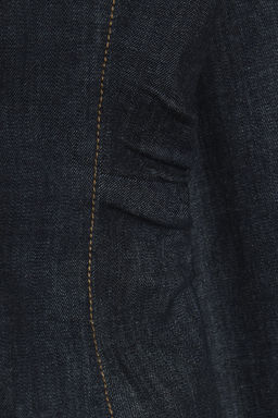 FITTED DENIM MIDI DRESS - Zara фото 8
