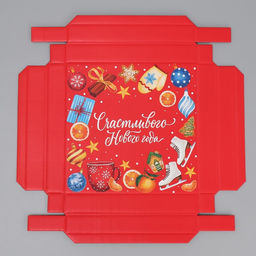 Коробка складная Счастливого Нового года, 20 20 5 см - Дарите счастье фото 7