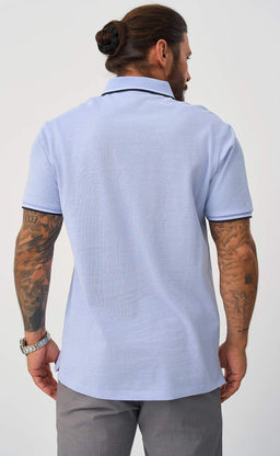 Поло F511-07-105 l.blue - Fine joyce фото 6