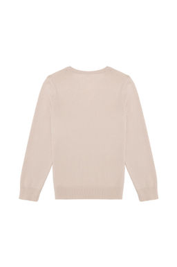 K_z _ocuk Krem Basic V Yaka Kazak - U.s. polo assn фото 5