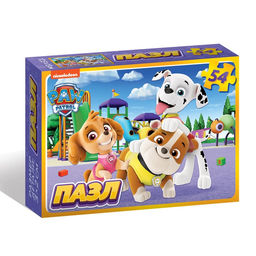 Цена за 5 шт. Пазлы детские «Веселимся с щенками» 54 детали, Щенячий патруль