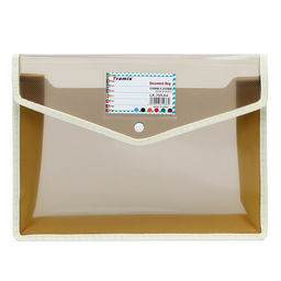 Папка-конверт на кнопке А4, 500 мкр, с расширением, горизонтальная, карман для визиток, МИКС - Simaland фото 3