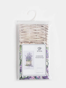 Полотенце «Этель» Lavender, 40×73 см, 100% хлопок, саржа 190 г/м²
