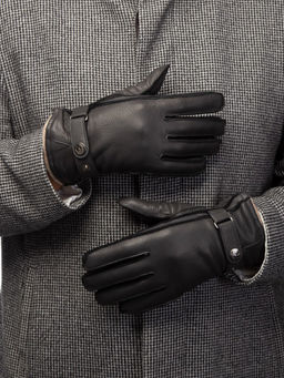 Перчатки мужские 100% ш HS200-B d.blue - Eleganzza фото 5