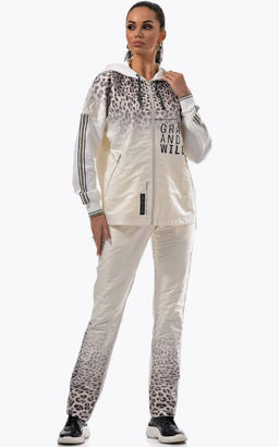 Брюки из тонкого футера  комбинированные с плащевкой . - А+б коллекция фото 21