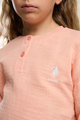 K_z _ocuk Somon Pijama Tak_m_ Sepette S_rpriz _ndirim - U.s. polo assn фото 4