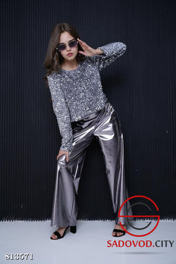 Костюм для девочки с пайетками - Bruno фото 3