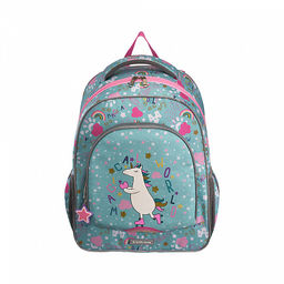 АКЦИЯ Цена за 1 шт. Ученический рюкзак ErichKrause ErgoLine® 15L Rainbow Skate  фото 2