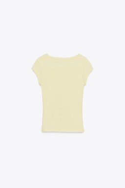 COTTON MODAL T-SHIRT - Zara фото 16