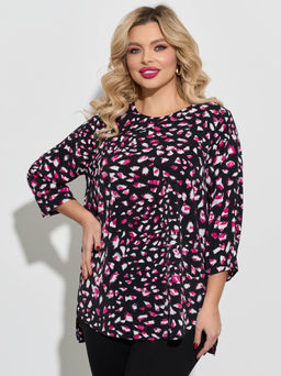 Блузка 0220-1 черный кварц