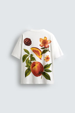 PEACH PRINT T-SHIRT - Zara фото 9