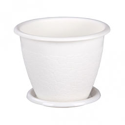 Горшок цветочный Розалия 1,2 л с поддоном арт А (М1424)