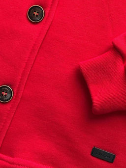 Толстовка на пуговицах 22-0235 черный - Mini maxi фото 14