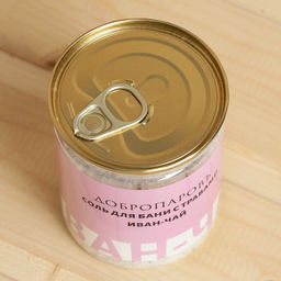 Соль для бани с травами Иван-чай в прозрачной банке 400 г - Добропаровъ фото 4