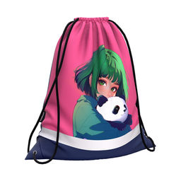 Сумка для обуви ErichKrause "Panda Hude" 36*44см (62836) светоотр. элементы