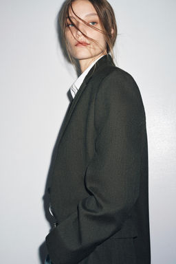 OVERSIZED WOOL BLAZER ZW COLLECTION - Zara фото 15