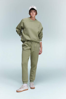 Толстый свитшот оверсайз с круглым вырезом - Defacto фото 2