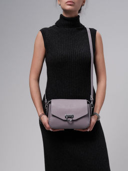 Сумка через плечо Azaro 3684 лиловая тень