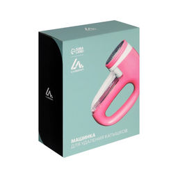 Машинка для удаления катышков LuazON LUK-06, индикатор, 220 В, АКБ, розовая - Luazon home фото 5