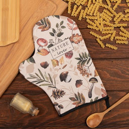 Варежка-прихватка Nature forest 20х28см,саржа, 100% хлопок, ватин 250г/м2