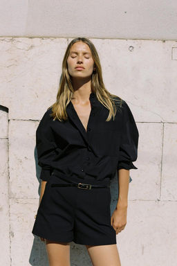 HIGH-WAIST BERMUDA SHORTS - Zara фото 24