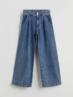 Wideleg K?z ?ocuk Jean Pantolon