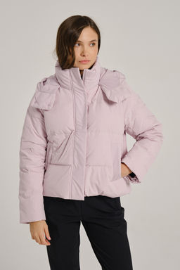 Пуховик короткий Розовый TRN Down Jacket - Anta фото 4