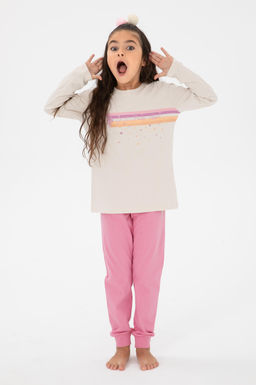 Бежевый пижамный комплект для девочки Неожиданная скидка в корзине - U.s. polo assn фото 8