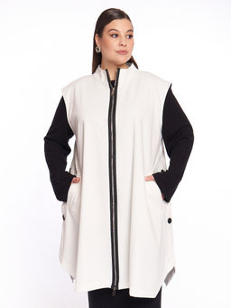 Удлиненный жилет GL03006WHT04