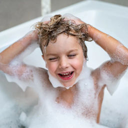 2 в 1 Детская пена для ванн и гель для душа с ароматом лаванды, 250 мл