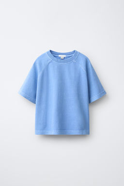 CONJUNTO JOGGING CAMISETA Y BERMUDA LISO / Azul