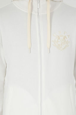 Мужской кремовый вязаный кардиган Неожиданная скидка в корзине - U.s. polo assn фото 6