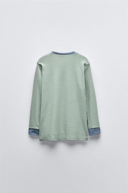 6-14 YEARS/ PLAIN HENLEY PYJAMAS - Zara фото 3