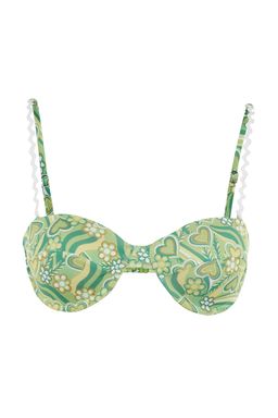 TRENDYOLMILLA Cicek Desenli Balenli Biyeli Bikini Ustu TBESS23BU00131 фото 7