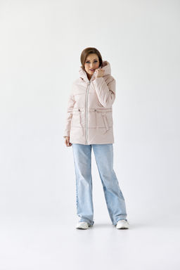 Куртка женская демисезонная 24424 (нежно-розовый) - Kankan фото 2