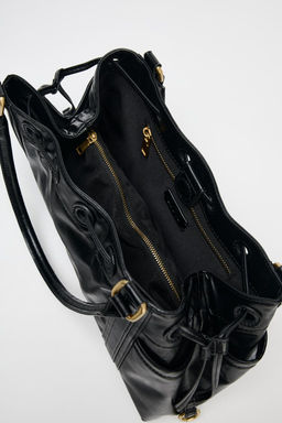GATHERED DETAIL SHOULDER BAG - Zara фото 6