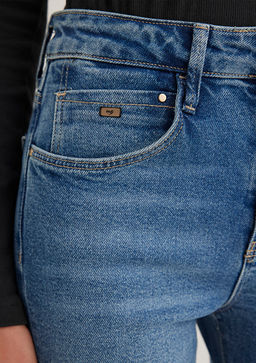 Maria Gold Premium Indigo Mavisi Jean Pantolon