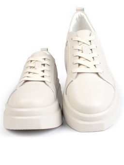 05-PDE36-2 BEIGE Кроссовки женские (натуральная кожа) - Фабричный китай фото 8