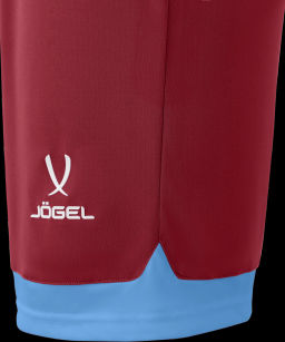 Шорты игровые JOGEL DIVISION PerFormDRY Union Shorts, гранатовый/голубой/белый фото 4