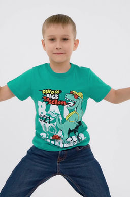 Детская хлопковая футболка Happy Fox фото 42