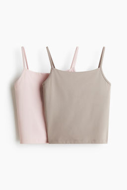 Pack de 2 tops de deporte DryMove con tirantes